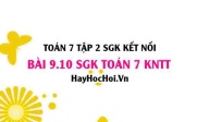 Bài 9.10 SGK Toán 7 Tập 2 Kết nối tri thức